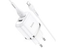 З/У сетевое HOCO N4 ASPIRING DUAL PORT CHARGER (EU) [731005] (WHITE)	